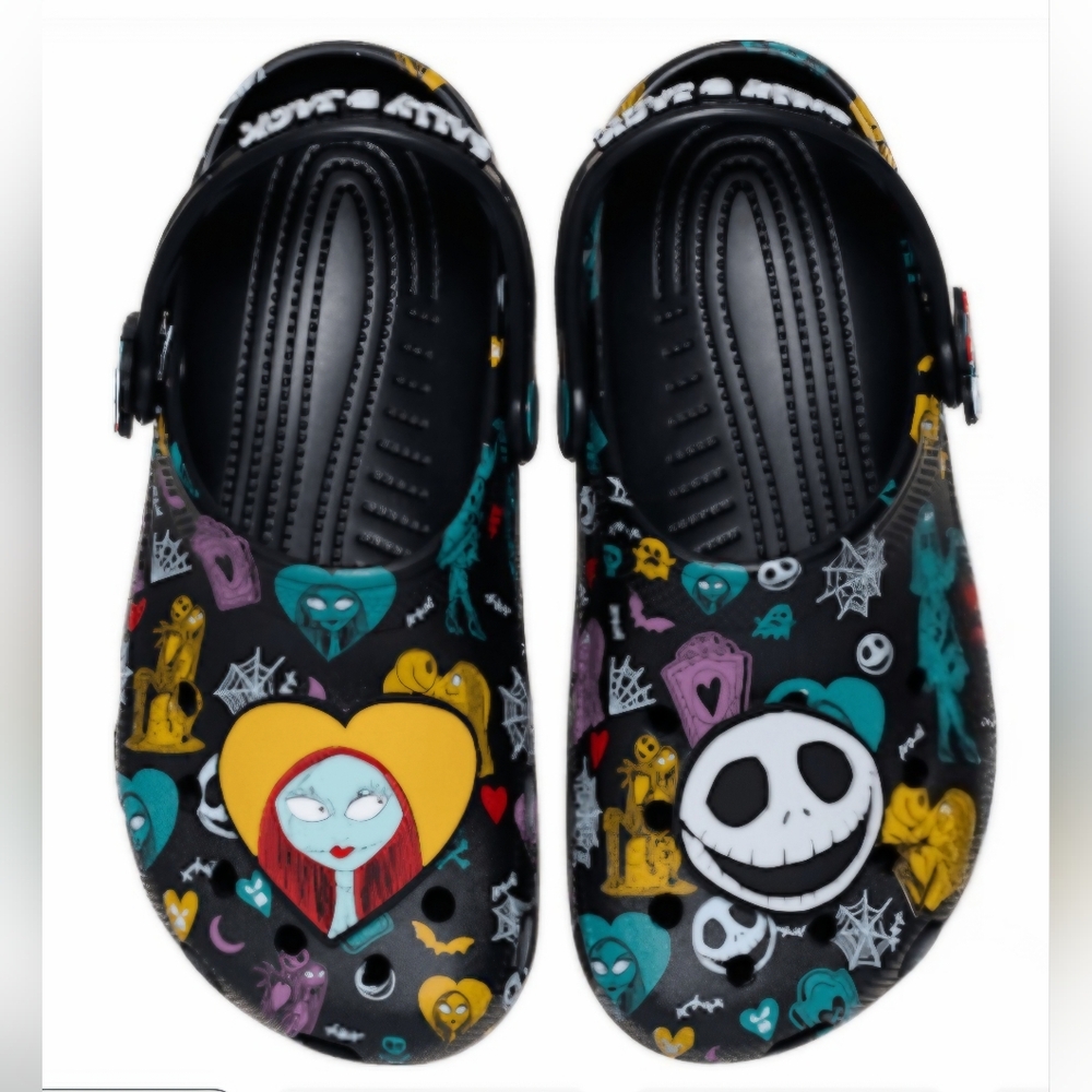 🔺️🆕️🔺️CROCS Jack And Sally- Nightmare Before Christmas.🐊